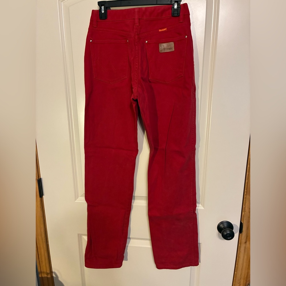 Vintage Wrangler Women's High Rise Red Jeans